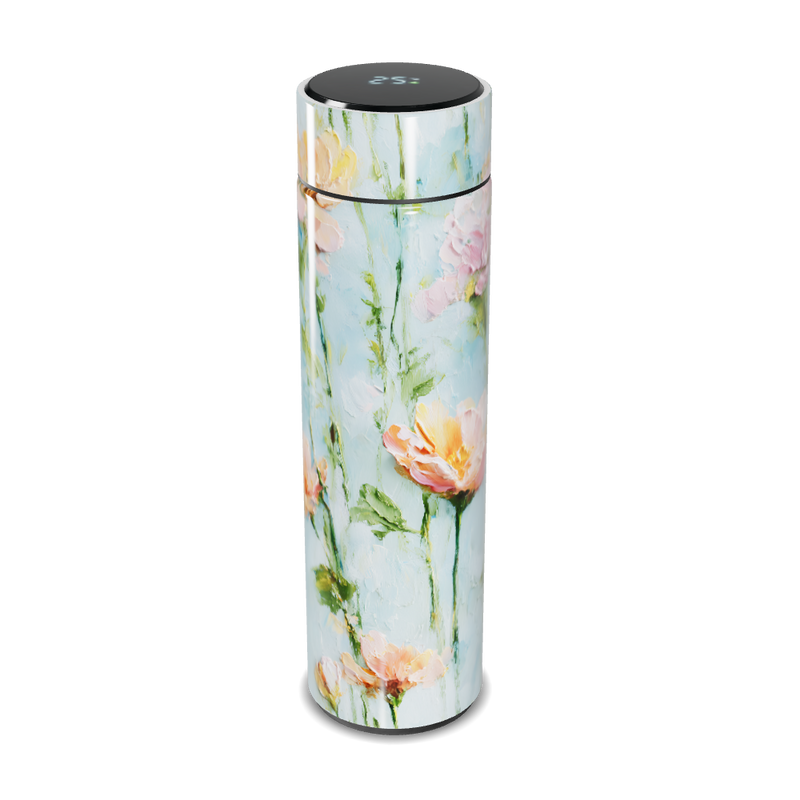 Garrafa Térmica Touch Flor - Estampa Floral Colorida