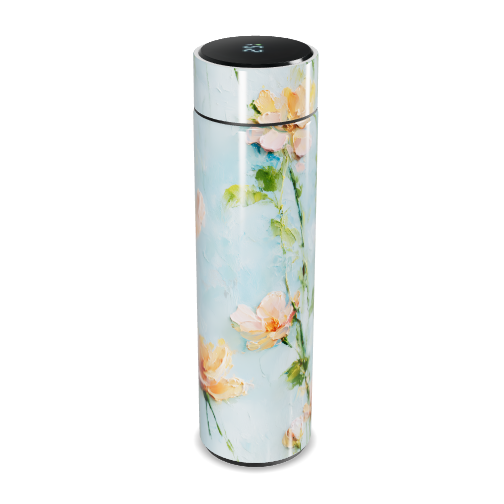 Garrafa Térmica Touch Flor - Estampa Floral Colorida