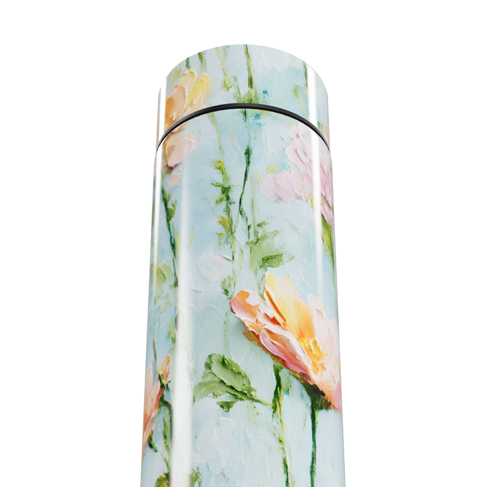 Garrafa Térmica Touch Flor - Estampa Floral Colorida