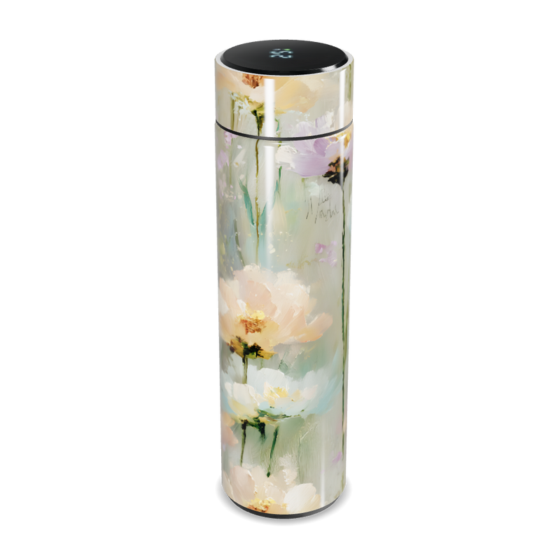 Garrafa Térmica Touch - Floral com Display Digital