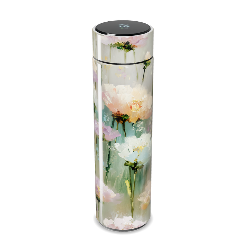 Garrafa Térmica Touch - Floral com Display Digital