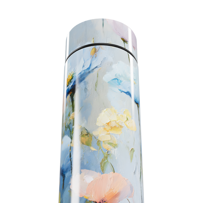 Garrafa Térmica Touch - Floral Colorida Aço