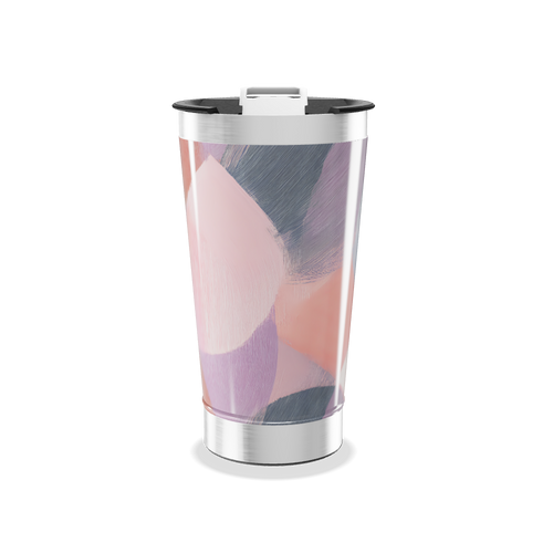 Copo Térmico - Design Abstrato Colorido