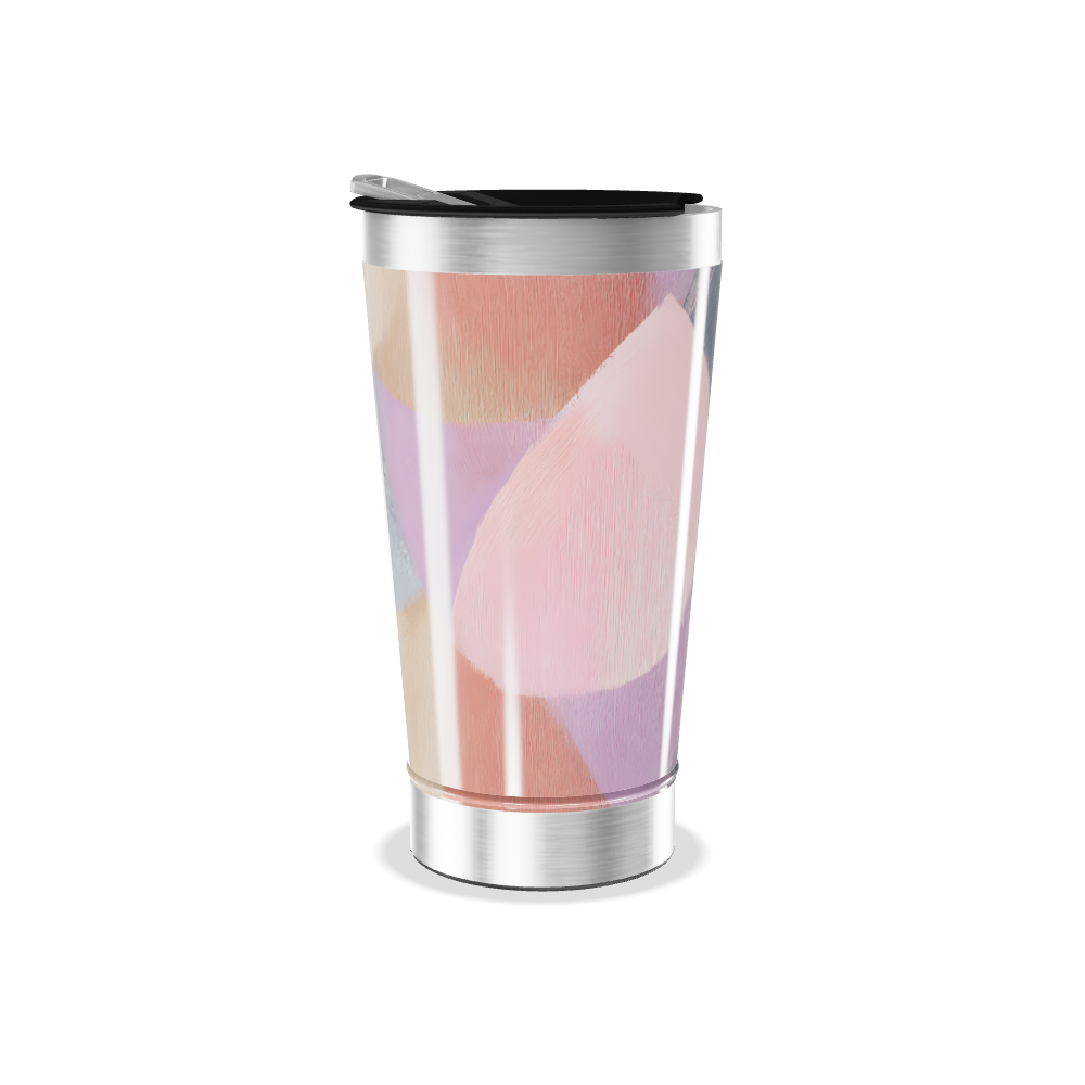 Copo Térmico - Design Abstrato Colorido