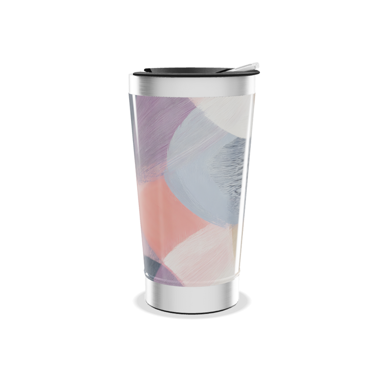 Copo Térmico - Design Abstrato Colorido
