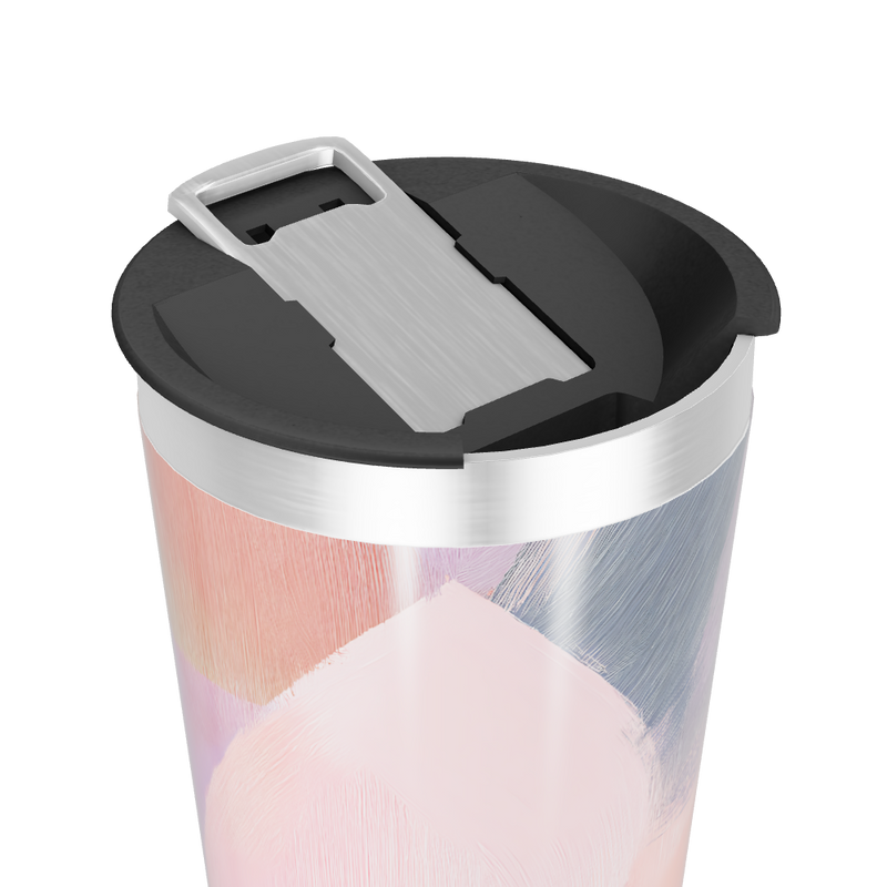 Copo Térmico - Design Abstrato Colorido