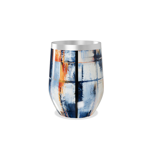 Copo Térmico Slim - Estampa Abstrata Colorida