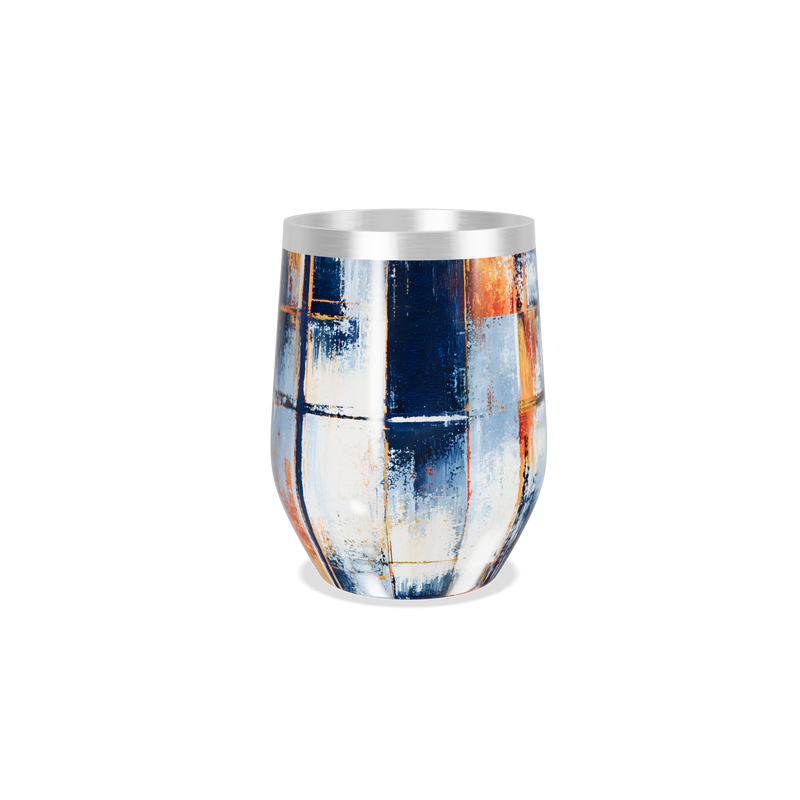 Copo Térmico Slim - Estampa Abstrata Colorida