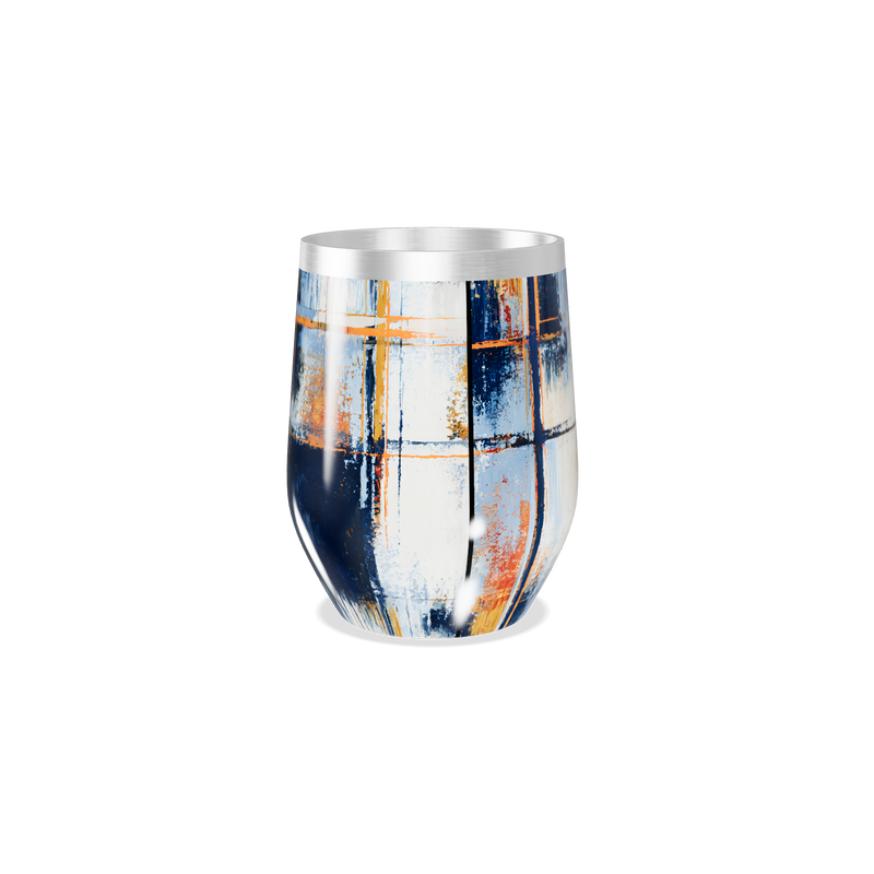 Copo Térmico Slim - Estampa Abstrata Colorida