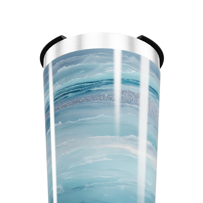 Copo Térmico - Azul Marmorizado Inox