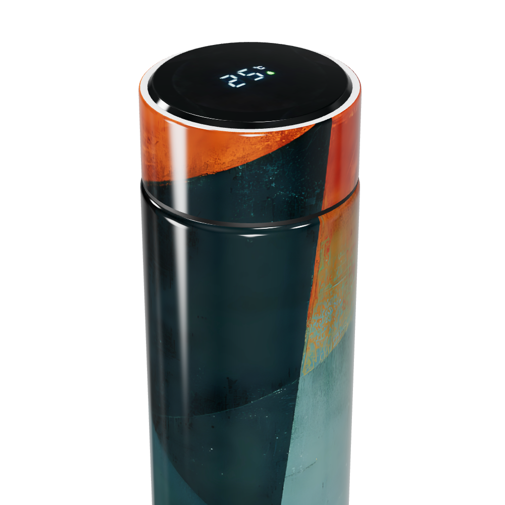 Garrafa Térmica Touch - Colorida com Tela Digital