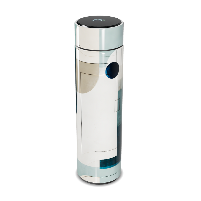 Garrafa Térmica Touch - Estampa Geométrica Colorida