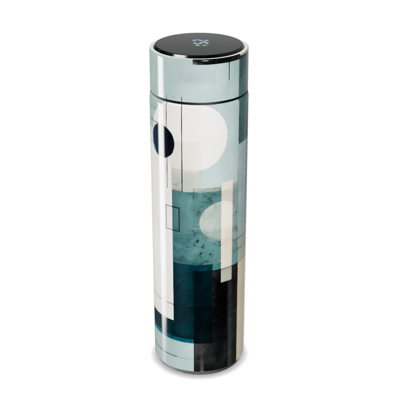 Garrafa Térmica Touch - Estampa Geométrica Colorida