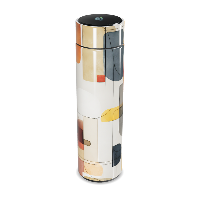 Garrafa Térmica Touch - Estampa Moderna Colorida