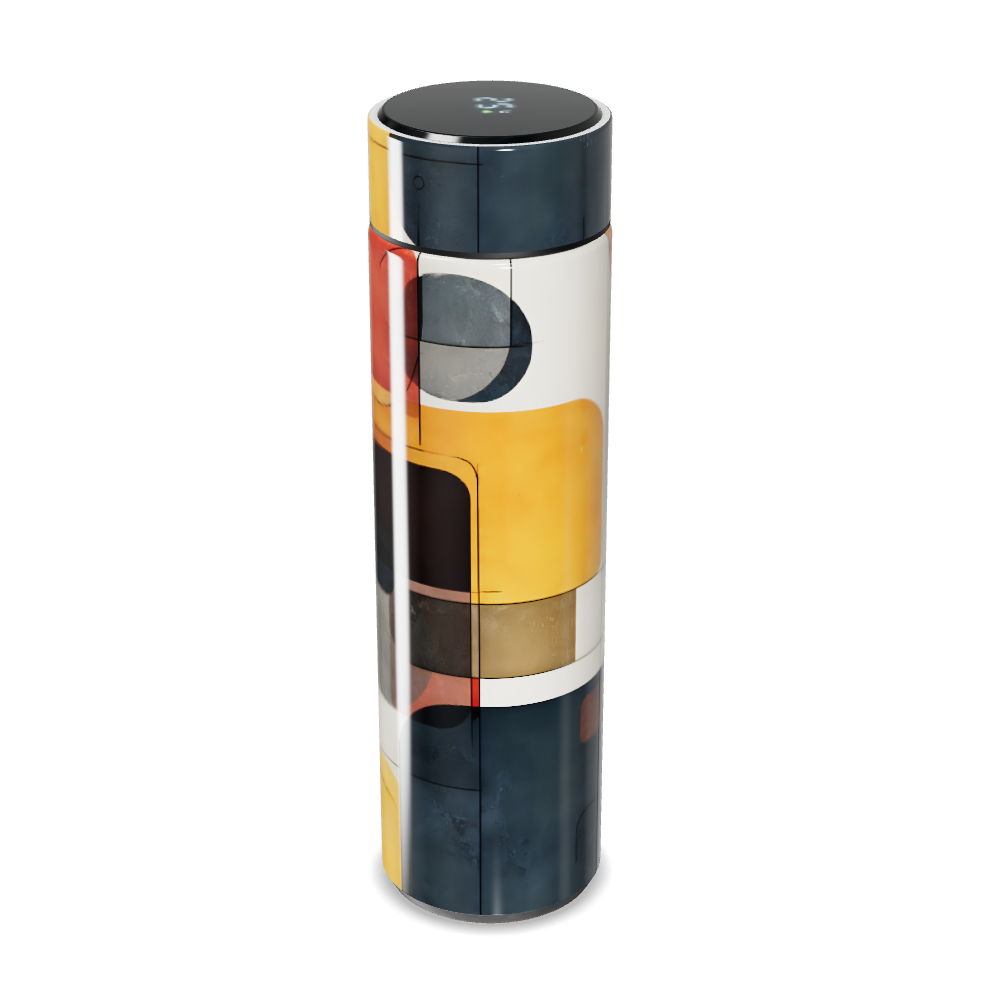 Garrafa Térmica Touch - Estampa Moderna Colorida