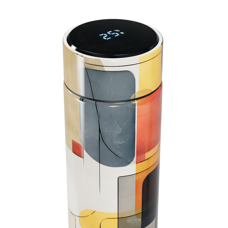 Garrafa Térmica Touch - Estampa Moderna Colorida