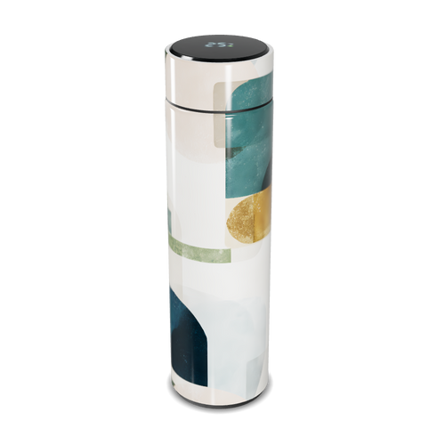 Garrafa Térmica Touch - Estampa Abstrata Colorida