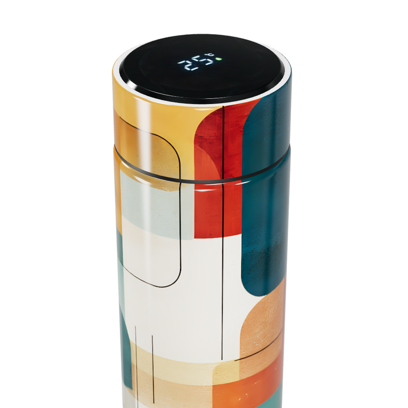 Garrafa Térmica Touch - Colorida com Display Digital