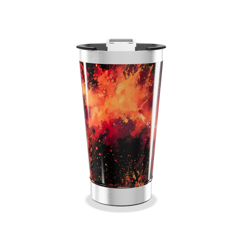 Copo Térmico - Estampa Explosão Colorida