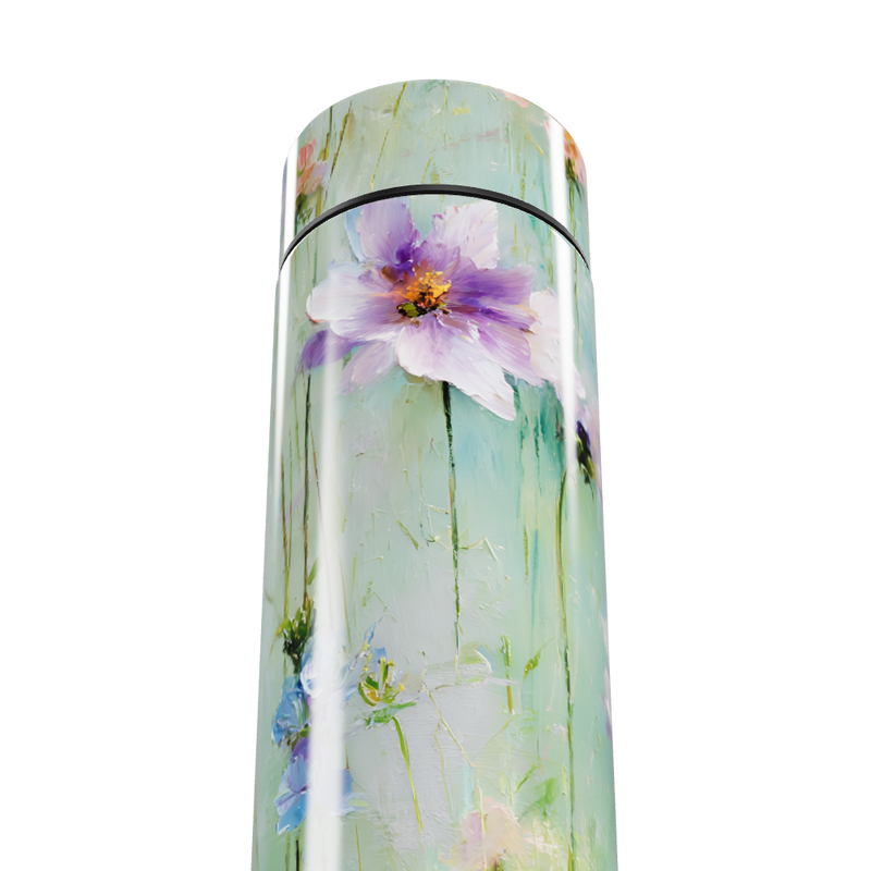 Garrafa Térmica Touch - Floral Verde