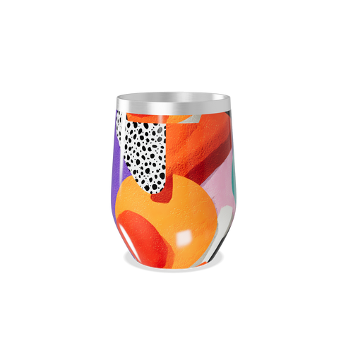 Copo Térmico Slim - Estampado Colorido Aço Inox