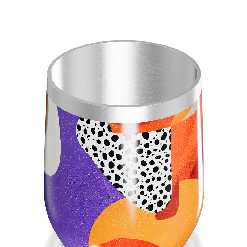 Copo Térmico Slim - Estampado Colorido Aço Inox