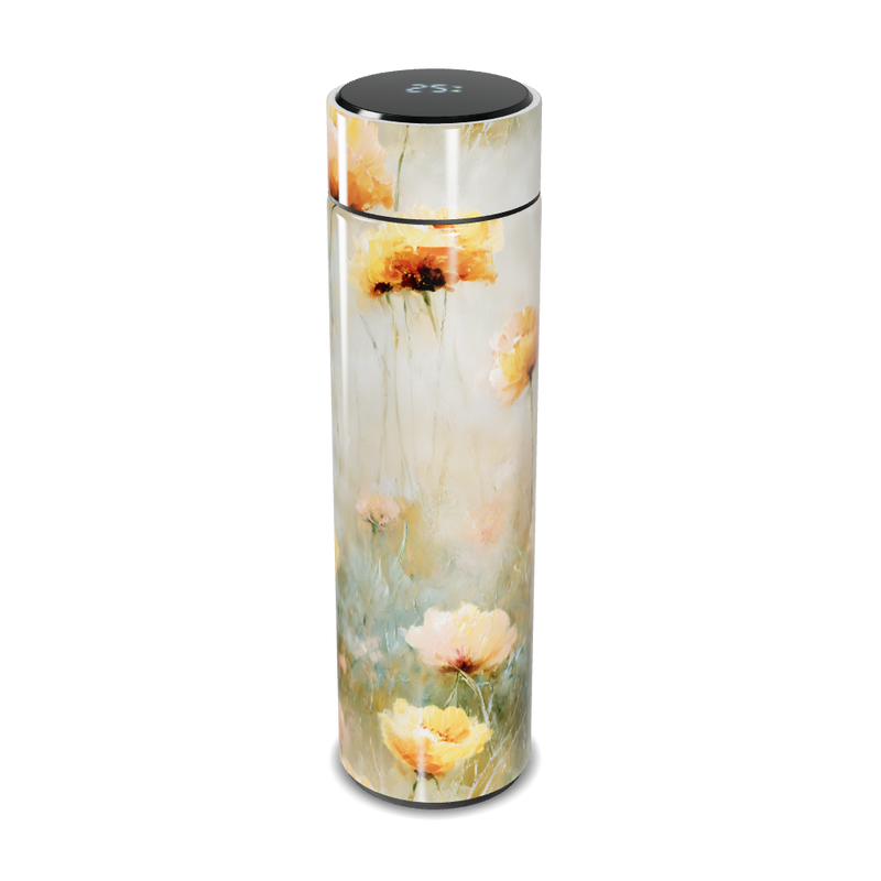 Garrafa Térmica Touch - Floral com Visor LED