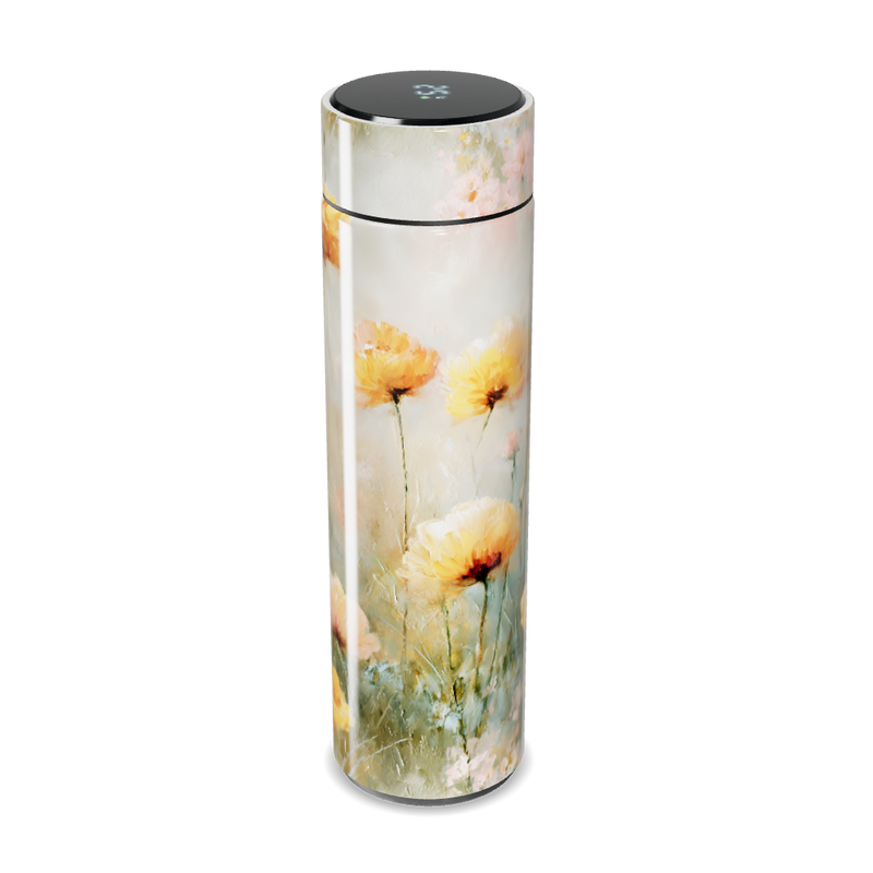 Garrafa Térmica Touch - Floral com Visor LED