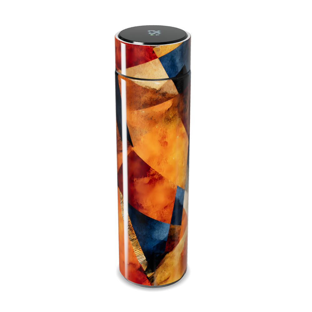 Garrafa Térmica Touch - Abstrata Colorida