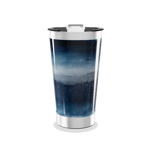 Copo Térmico - Azul Galáxia Inox