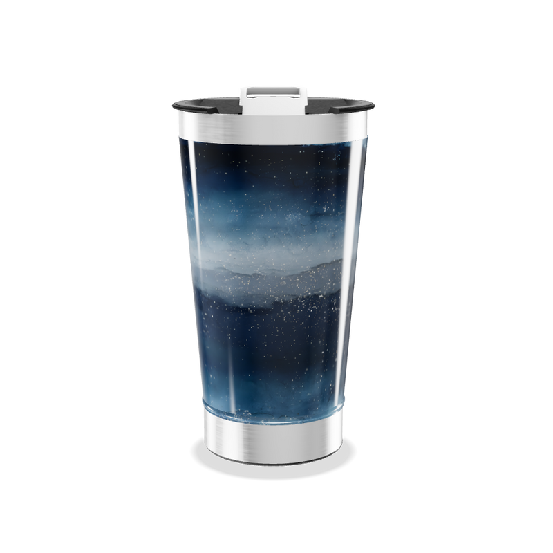 Copo Térmico - Azul Galáxia Inox