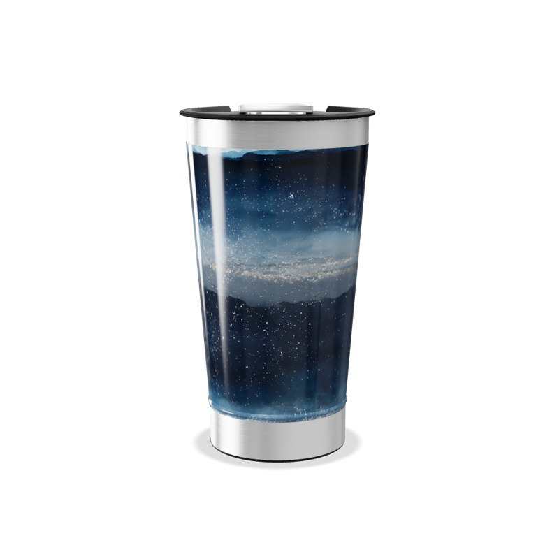 Copo Térmico - Azul Galáxia Inox