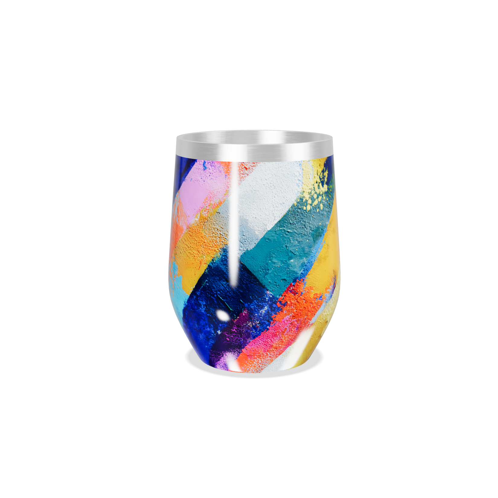 Copo Térmico Slim - Aço Inox Estampa Colorida