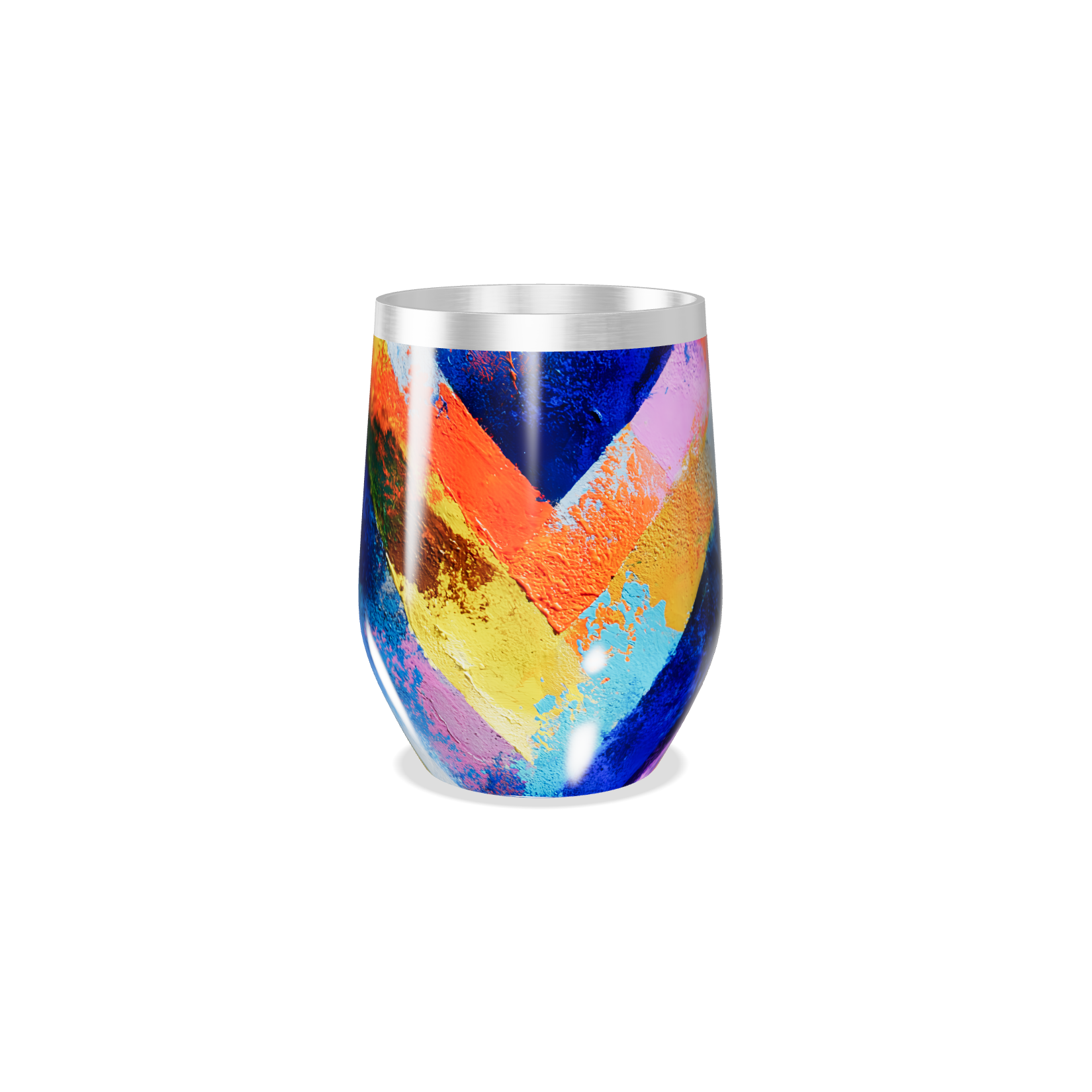 Copo Térmico Slim - Aço Inox Estampa Colorida