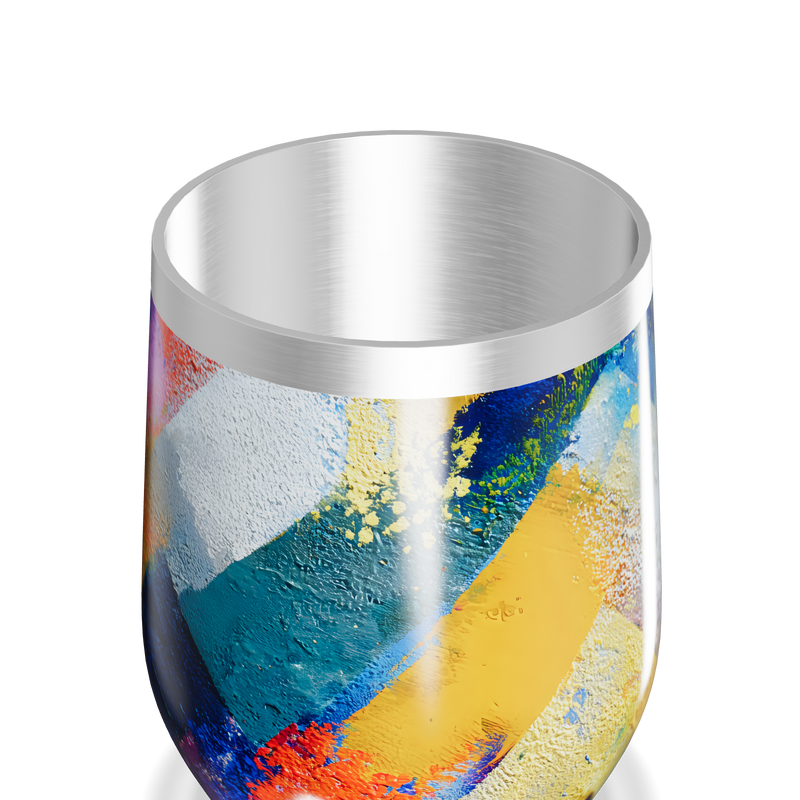 Copo Térmico Slim - Aço Inox Estampa Colorida