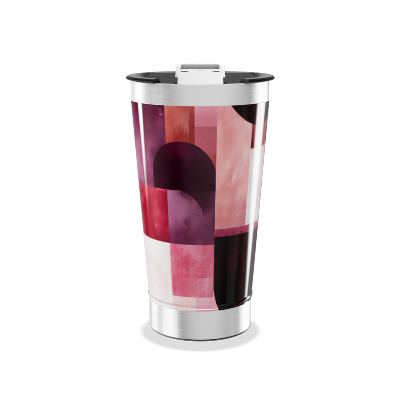 Copo Térmico - Estampa Geométrica Colorida