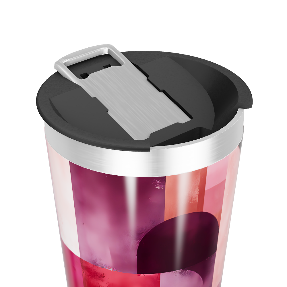 Copo Térmico - Estampa Geométrica Colorida