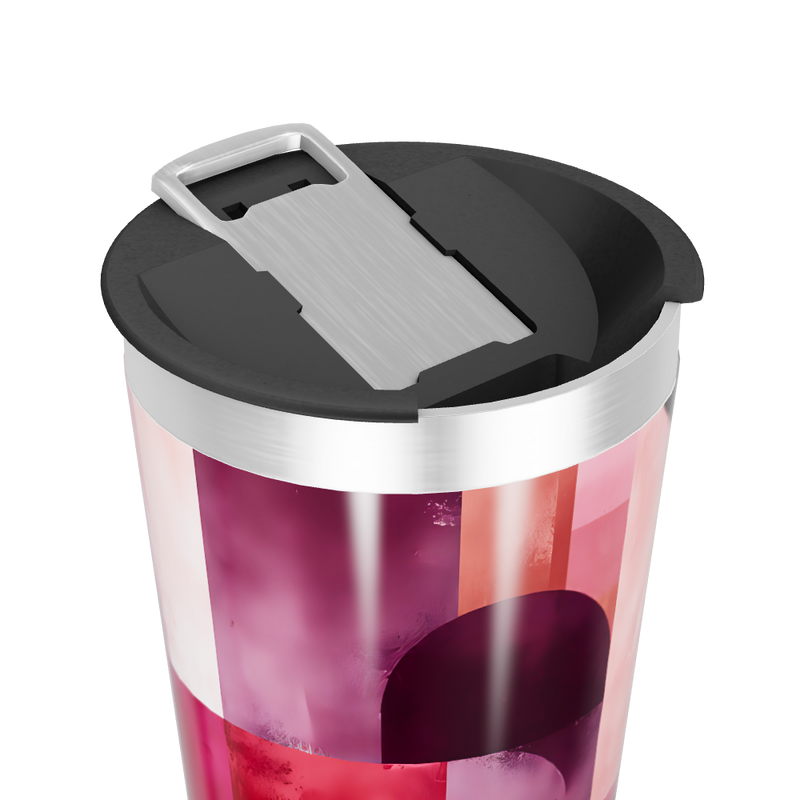 Copo Térmico - Estampa Geométrica Colorida