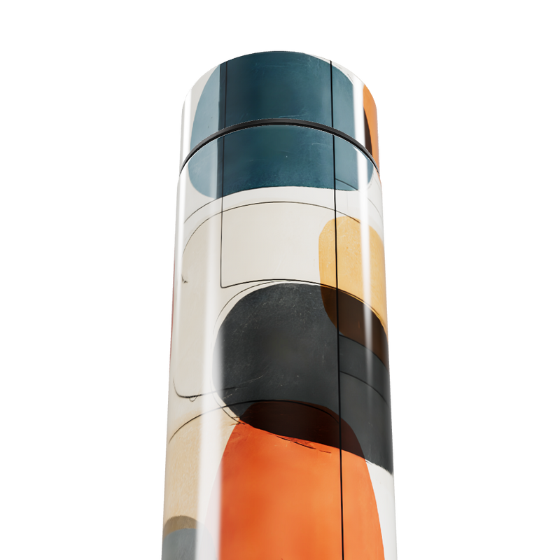 Garrafa Térmica Touch - Estampada Multicolorida