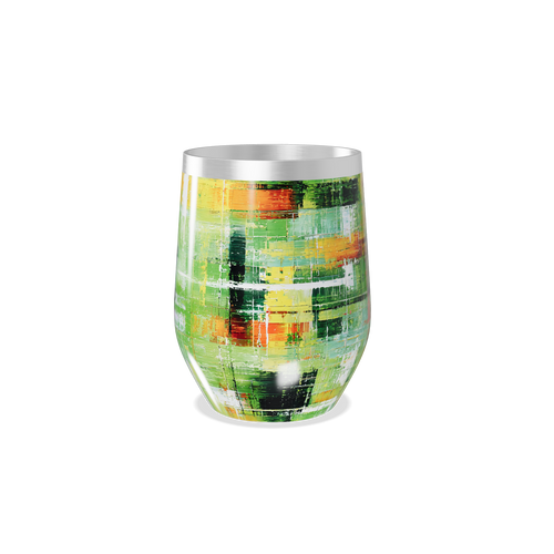 Copo Térmico Slim - Estampa Abstrata Colorida