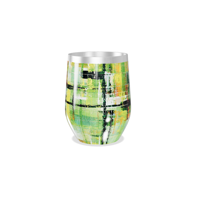 Copo Térmico Slim - Estampa Abstrata Colorida