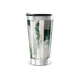Copo Térmico - Estampa Abstrata Verde