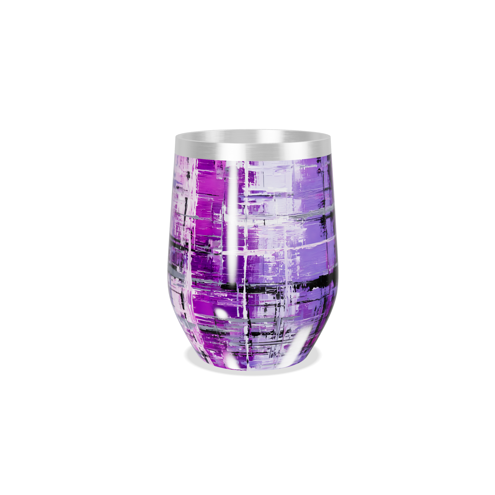 Copo Térmico Slim - Roxo Abstrato Aço Inox