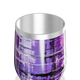 Copo Térmico Slim - Roxo Abstrato Aço Inox