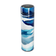 Garrafa Térmica Touch Estampa Azul e Branca
