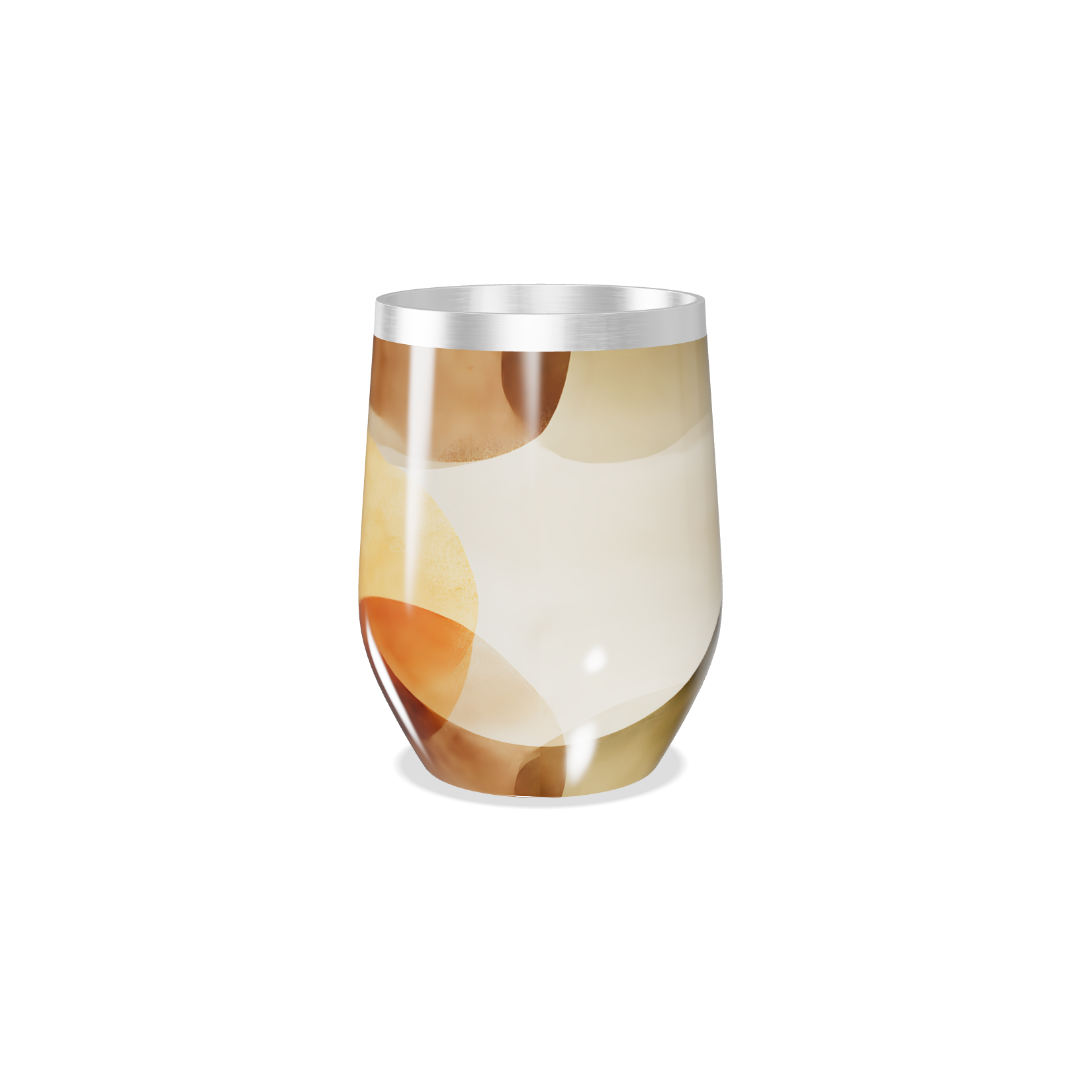 Copo Térmico Slim - Design Abstrato Colorido