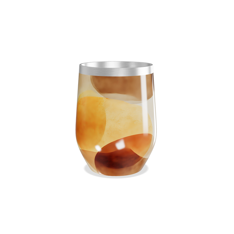 Copo Térmico Slim - Design Abstrato Colorido