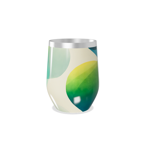 Copo Térmico Slim - Estampa Abstrata Colorida