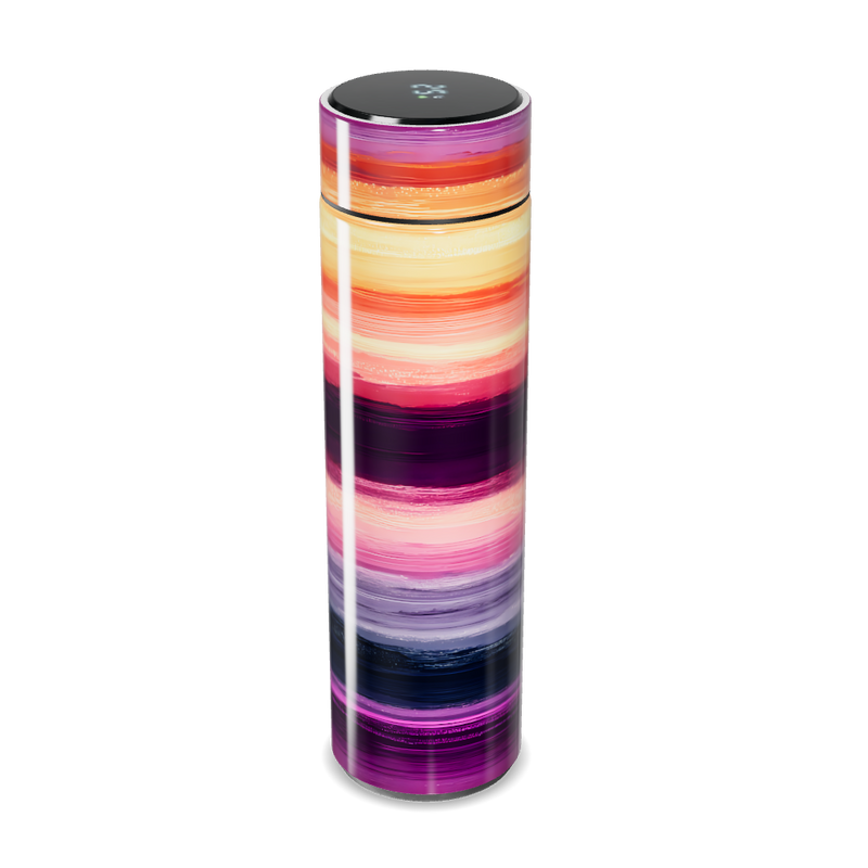 Garrafa Térmica Touch - Listras Coloridas