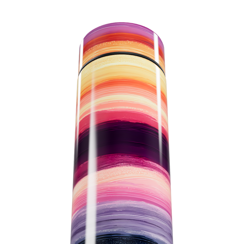 Garrafa Térmica Touch - Listras Coloridas